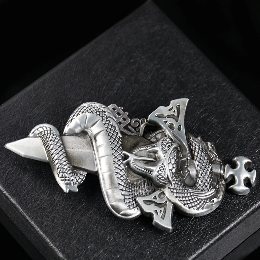Snake Totem Knife Sword Belt B - Outdoor Hunting Outfit บทวิจารณ์และราคา