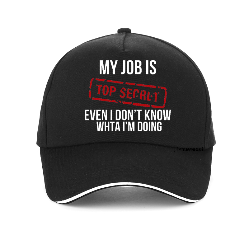 Funny MY JOB IS TOP SECRET men - Outdoor Hunting Fishing Jobs บทวิจารณ์และราคา