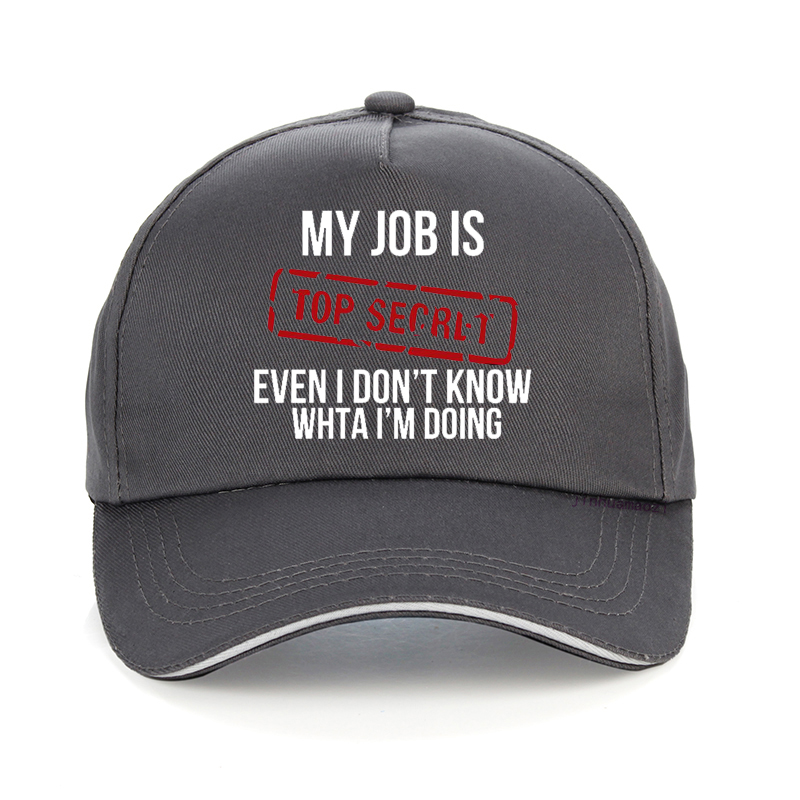 Funny MY JOB IS TOP SECRET men - Outdoor Hunting Fishing Jobs บทวิจารณ์และราคา